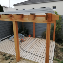 Réparation de toiture de pergola en acier Bressuire